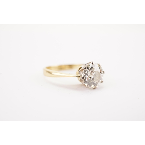 110 - A 1.2ct Diamond Solitaire Ring. Size J.