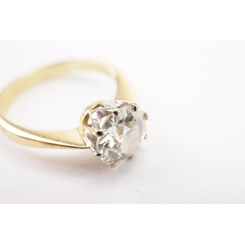 110 - A 1.2ct Diamond Solitaire Ring. Size J.