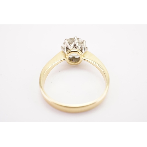 110 - A 1.2ct Diamond Solitaire Ring. Size J.