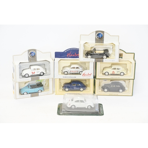 196 - A Collection of 8 x Lledo V.W. Beetle Boxed models to include 