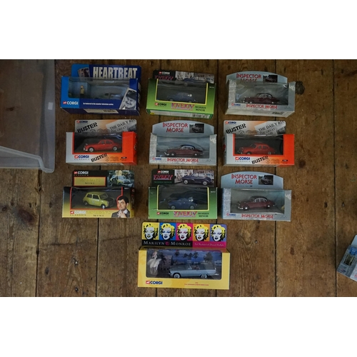 62 - A Collection of 10 x Boxed Corgi T.V. Related models to include 2 x 96757 