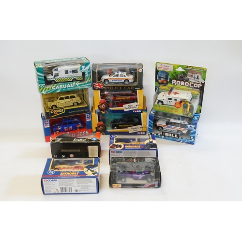 284 - 12 x Boxed Diecast models to include Corgi, Paddington Bear, Police Cars, etc.