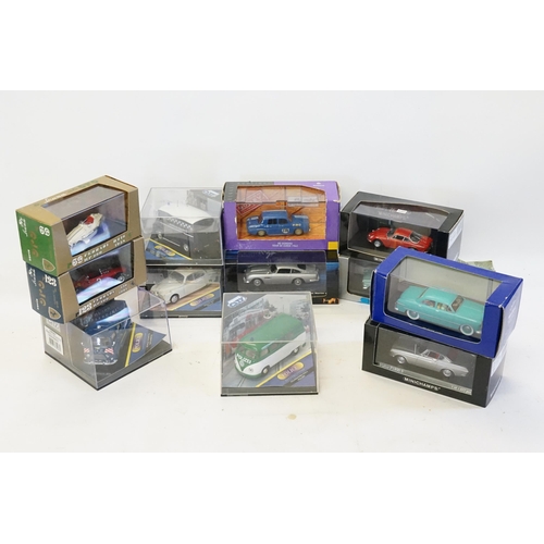 292 - A Collection of 12 x Boxed 1/43rd scale models to include City, Norev, 4 x Minichamps including a Ja... 