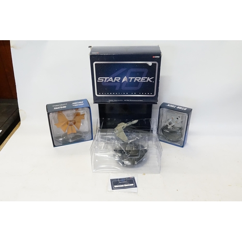 296 - A Collection of Star Trek models to include Corgi CC96608 