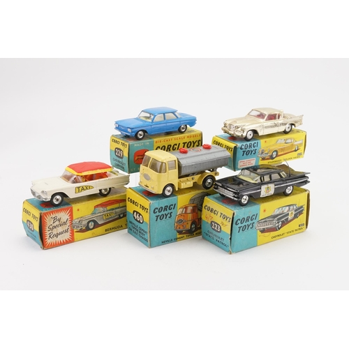 108 - 5 x 1960s Corgi models to include No: 223 