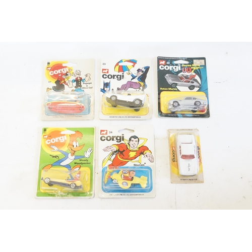 131 - 6 x T.V. Related Boxed Corgi Juniors to include 40 