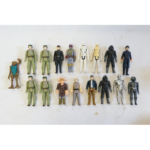 632 - A Collection of Kenner Star Wars Figures to include Boba Fett, Storm Troopers, Droids, Han Solo, etc... 