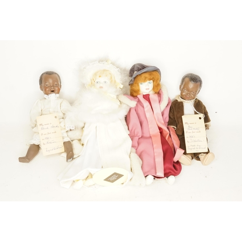 527 - A Collection of 4 Dolls to include a Heritage Doll 