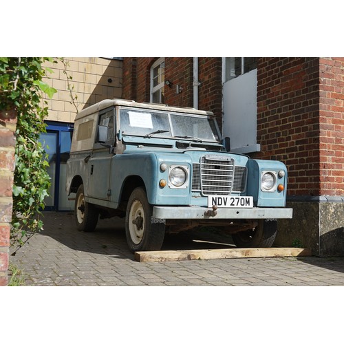 461 - A “Land-Rover Series III Hardtop” (Petrol) finished in Light Blue with a White Removable Hardtop. Th... 