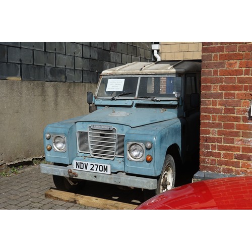 461 - A “Land-Rover Series III Hardtop” (Petrol) finished in Light Blue with a White Removable Hardtop. Th... 