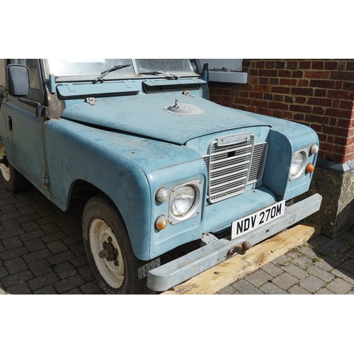 461 - A “Land-Rover Series III Hardtop” (Petrol) finished in Light Blue with a White Removable Hardtop. Th... 