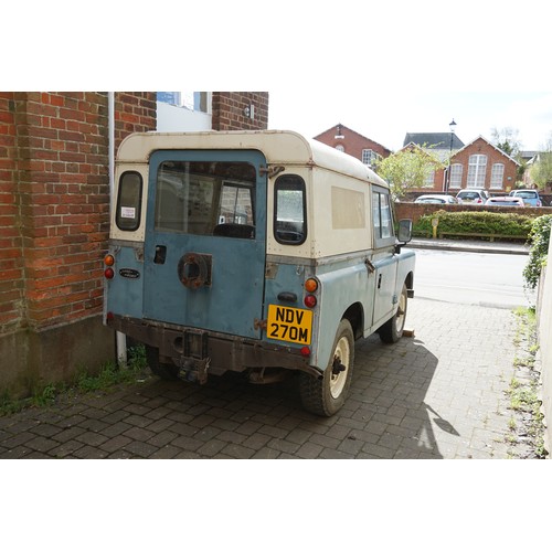 461 - A “Land-Rover Series III Hardtop” (Petrol) finished in Light Blue with a White Removable Hardtop. Th... 