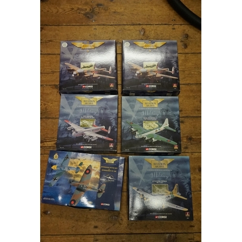 74 - A Collection of 6 x Boxed Corgi Aviation Archive models to include 47303, 2 x 47301, 49505, 48203 & ... 