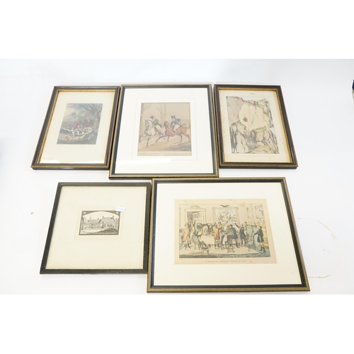 315 - A Collection of Various Alken Prints, all Framed.