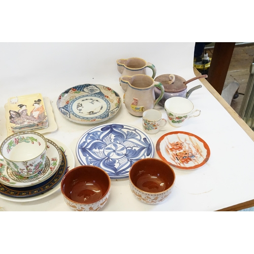 546 - Ex Collection of Rev. John Gage Waller. A Collection of Japanese & Chinese inspired China, Silver Pl... 