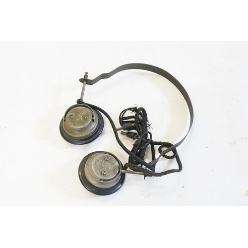 383 - A Pair of Early Bakelite Headphones.