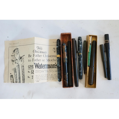 263 - A Collection of various Bakelite Pens along with other Pens.