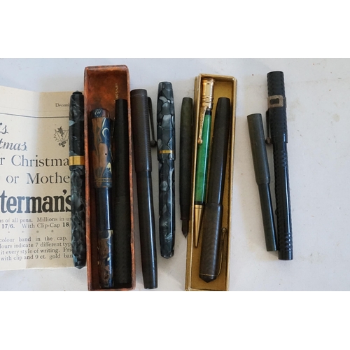 263 - A Collection of various Bakelite Pens along with other Pens.