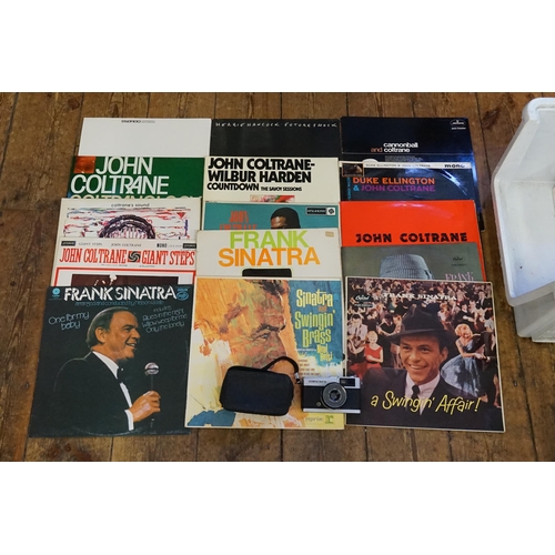 381 - A Collection of LP Records to include Miles Davis, John Coltrane, Frank Sinatra, etc. Along with an ... 