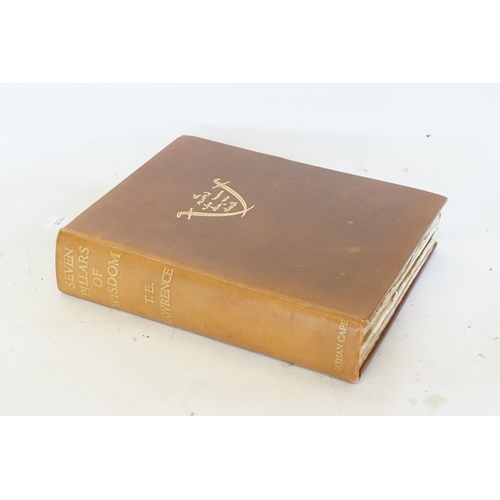 249 - The Seven Pillars of Wisdom by T. E Lawrence, privately printed 1926 and first published for general... 