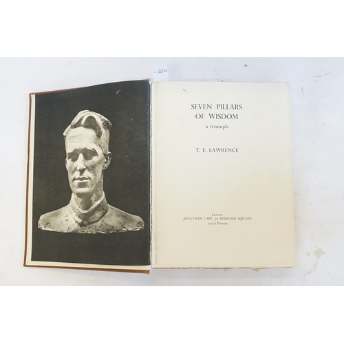 249 - The Seven Pillars of Wisdom by T. E Lawrence, privately printed 1926 and first published for general... 