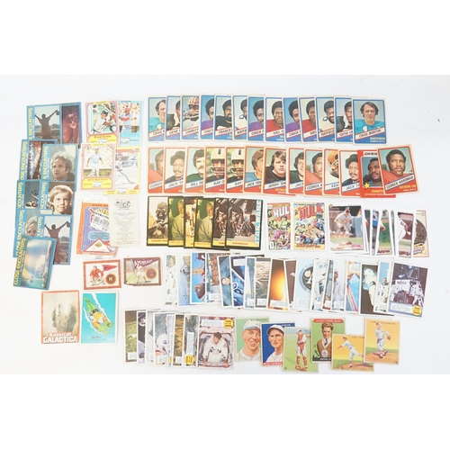 714 - A Collection of American Trading Cards to include 5 x Big League Chewing Gum Cards by Goudey Gum Co ... 