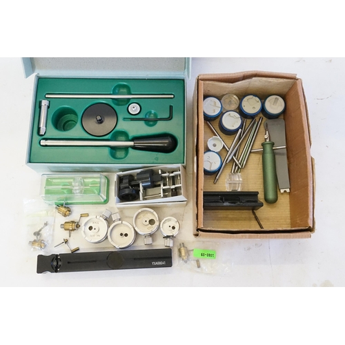 171 - A collection of various loose watch makers tools.