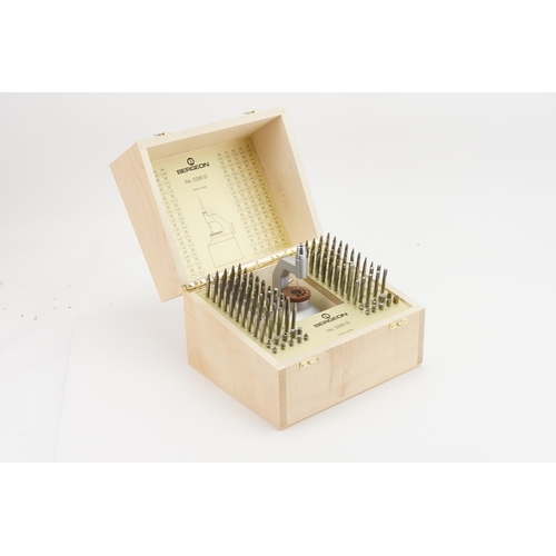 166 - A Bergeon 5285D staking set, contained in a fitted case.