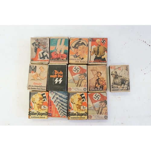 240 - A Collection of 13 x German WWII Matchboxes Complete with Contents, all in Excellent Condition.