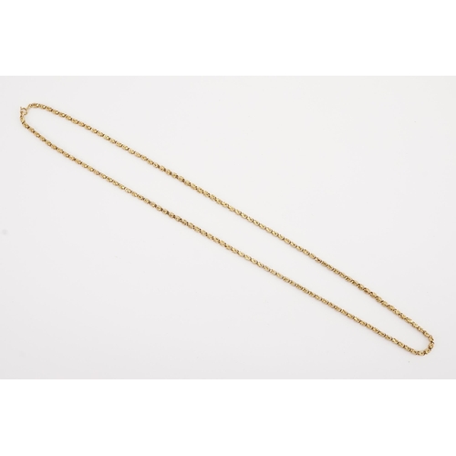 119 - Ex Collection of Mariam Jans Daughter. A 18ct gold Byzantine chain. Length 62cm. Weight 25.5g. (No. ... 