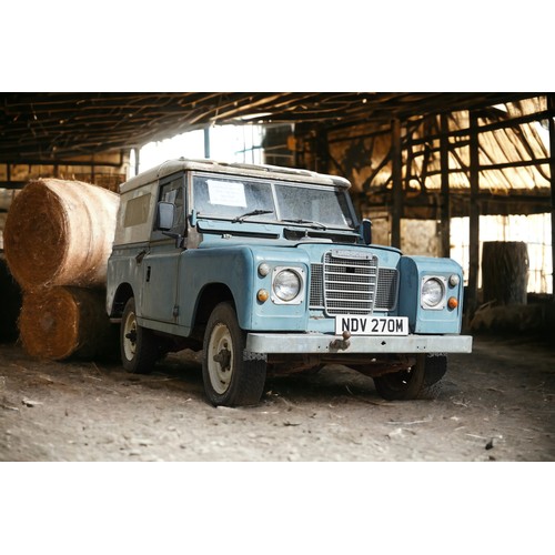 406 - A 1973/M “Land-Rover Series III Hardtop” finished in Light Blue with a White Removable Hardtop. The ... 