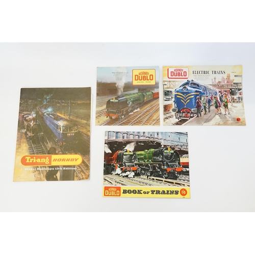 1005 - 4 x Original Hornby Catalogues to include a 1958 Hornby Dublo, a U.K. 2nd Edition, a 1959 Hornby Dub... 