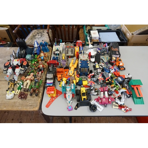 992 - A Large Collection of Plastic Toys & Figures to include Power Rangers, Teenage Mutant Ninja Turtles,... 