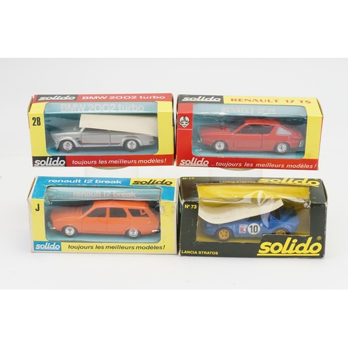 1068 - A Collection of Four Boxed Solido 1/43rd Scale models to include 22 