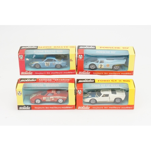 1070 - A Collection of Four Boxed Solido 1/43rd Scale models to include 27 