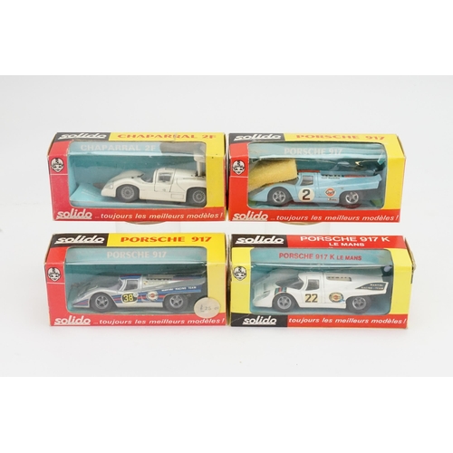 1071 - A Collection of Four Boxed Solido 1/43rd Scale models to include 169 