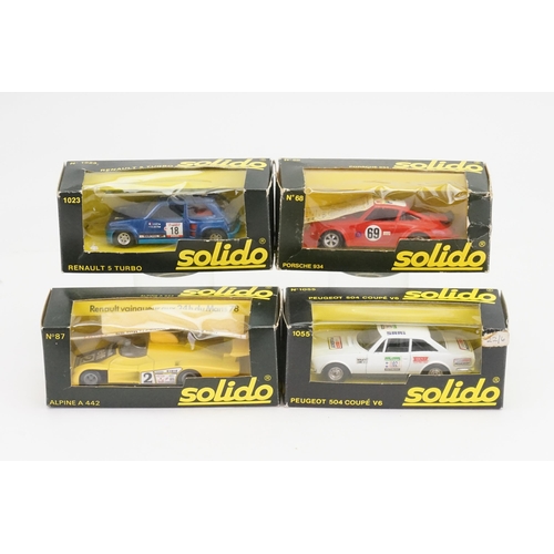 1073 - A Collection of Four Boxed Solido 1/43rd Scale models to include 168 