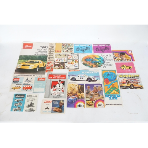 1046 - A Lovely Collection of 20 x Toy Catalogues from the 1950s to the 1970s to include Schuco, Schuco Pic... 