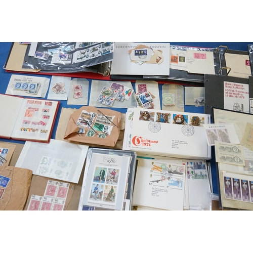 322 - A General Collection of Stamps to include FDC's, Mint Stamps, 1960s, 1970s & 1980s. Needs Viewing.