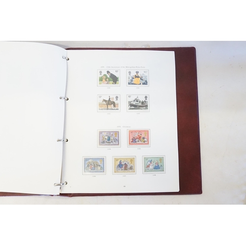 326 - A Stamp Collection to include U.K. Mint 1970s to 1990s. Needs Viewing.