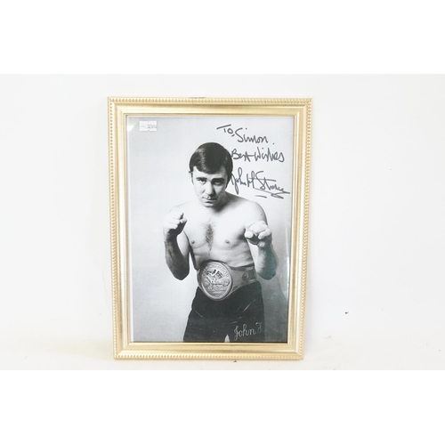 433 - A Signed Photograph of World Champion W.B.C. Boxing Champion 