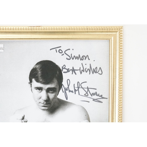 433 - A Signed Photograph of World Champion W.B.C. Boxing Champion 