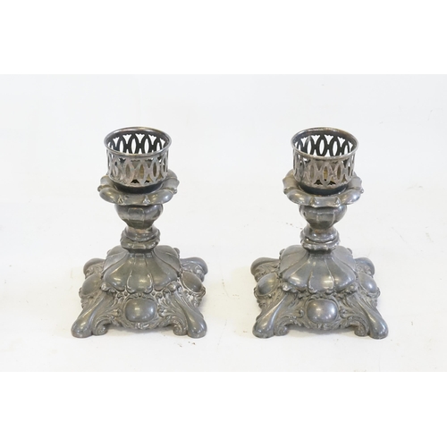 84 - A Pair of Onieda Silver Plated Storm Lights.