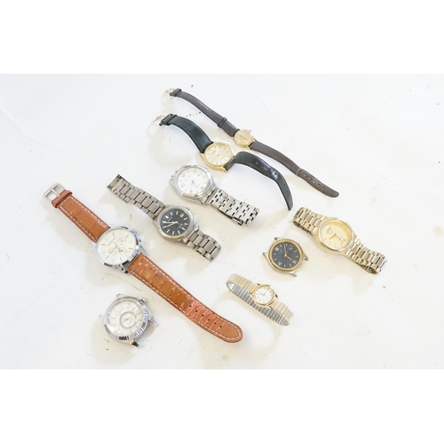 256 - A Collection of Vintage Watches to include Seiko, Pulsar, Sky Dweller, Mont Blanc, etc.