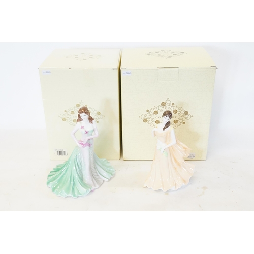 511 - Two Coalport Figurines to include a Limited Edition Number 1/2000 