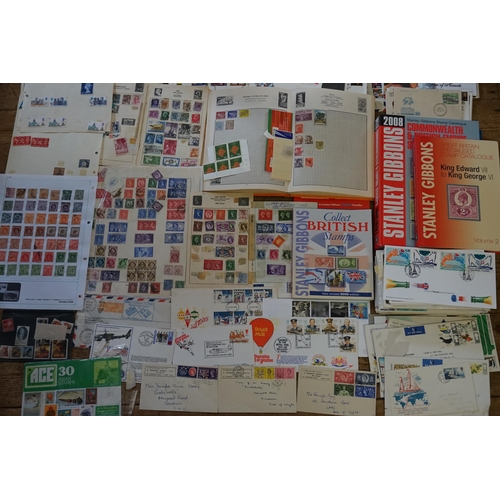 330 - A Mixed Box of Various Mint Stamps, Victoria Stamps, First Day Covers, etc. Needs Viewing.