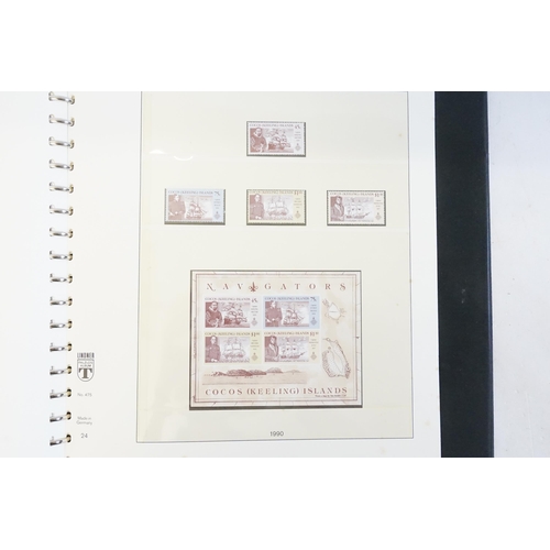 340 - A Stamp Album containing Cocos Islands Stamps from a Collector.