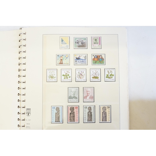 341 - A Stamp Album containing Christmas Islands, Foroyar Islands, etc from a Collector, Mostly All Mint. ... 