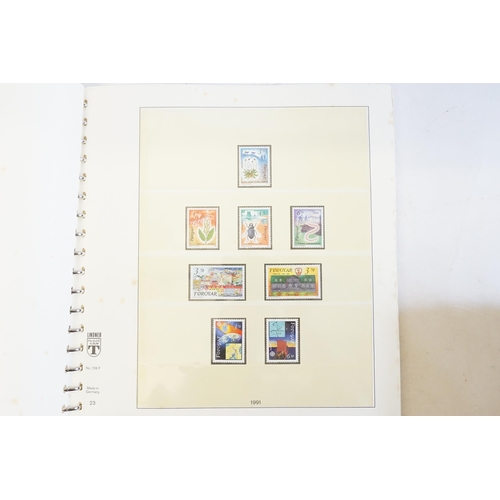 341 - A Stamp Album containing Christmas Islands, Foroyar Islands, etc from a Collector, Mostly All Mint. ... 