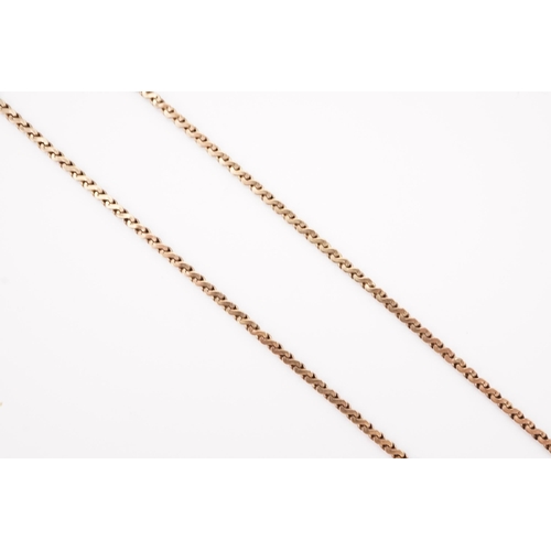 172 - A 9ct gold curb link chain. Weight 4.9g. Approx length 69cm.